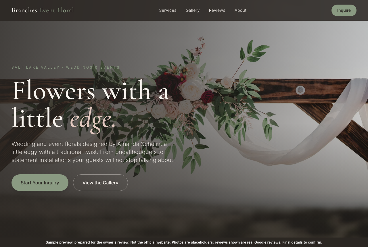 Branches Event Floral